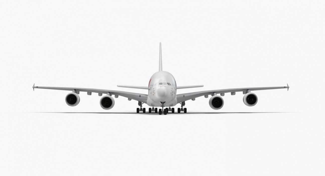 Airbus A380-1000 Air France 3D